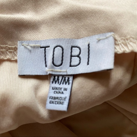 NWT Tobi Lea Ivory and Nude Lace Bodycon Dress - Picture 7 of 7